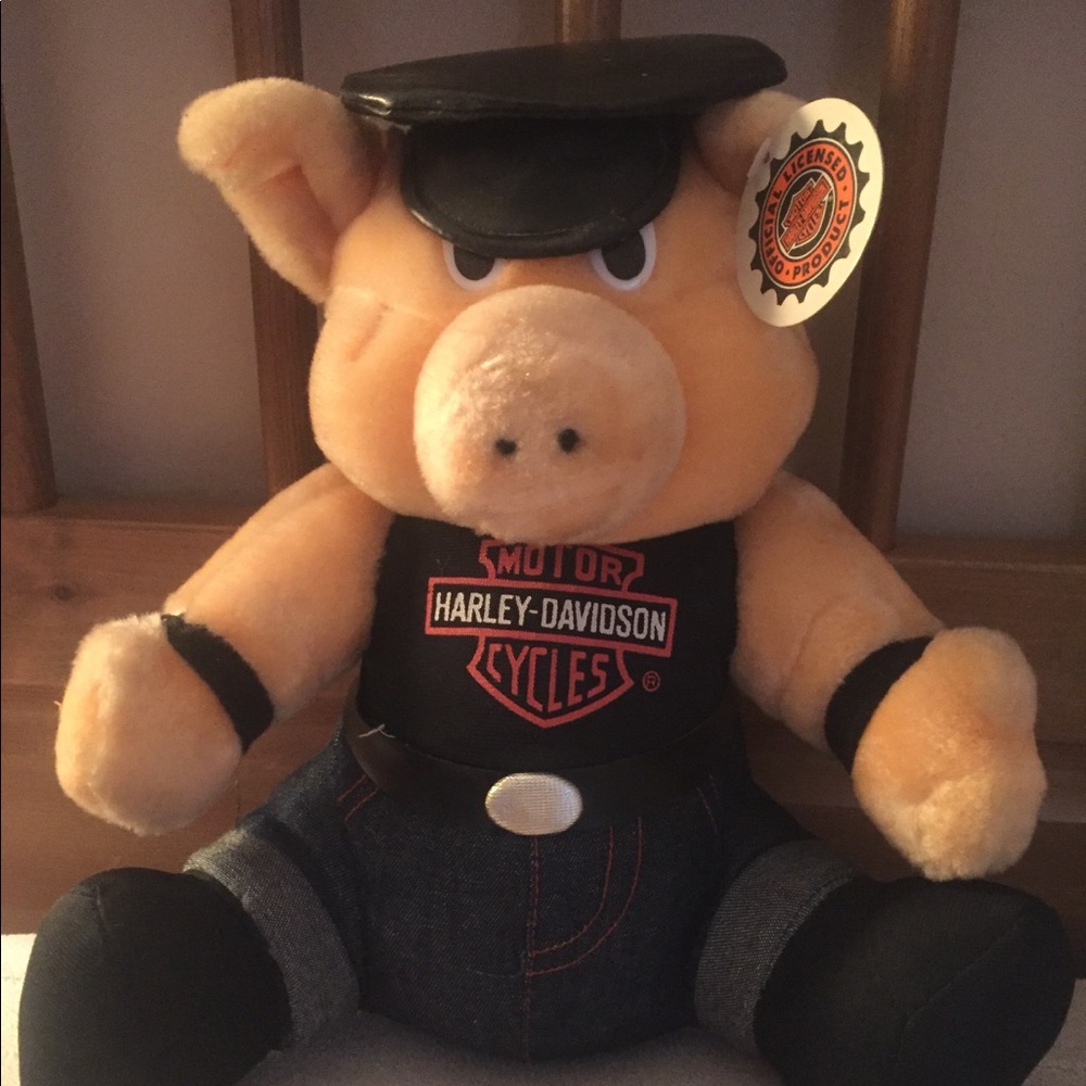 Harley Davidson hog plush 🐷